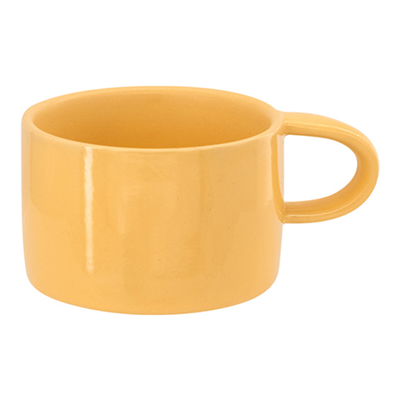 6 oz Macaroon Color Coffee Mug – Yellow