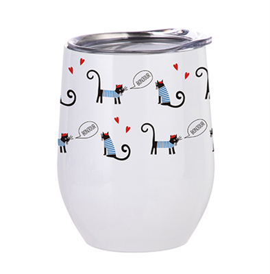 12oz STAINLESSS Stemless Wine Cup